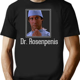 Dr. Rosenpenis - Fletch T-Shirt - Retro Graphic Tee for Men & Women - Black