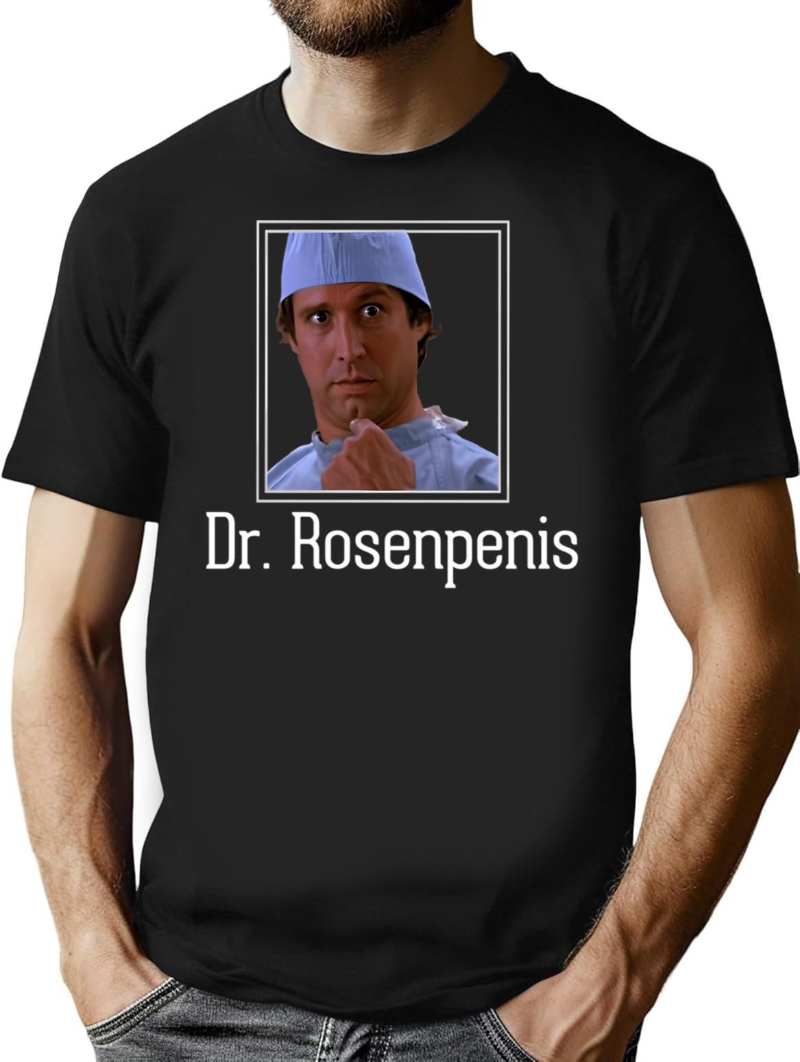Dr. Rosenpenis - Fletch T-Shirt - Retro Graphic Tee for Men & Women - Black
