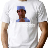 Dr. Rosenpenis - Fletch T-Shirt - Retro Graphic Tee for Men & Women - White