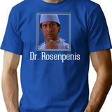 Dr. Rosenpenis - Fletch T-Shirt - Retro Graphic Tee for Men & Women - Blue