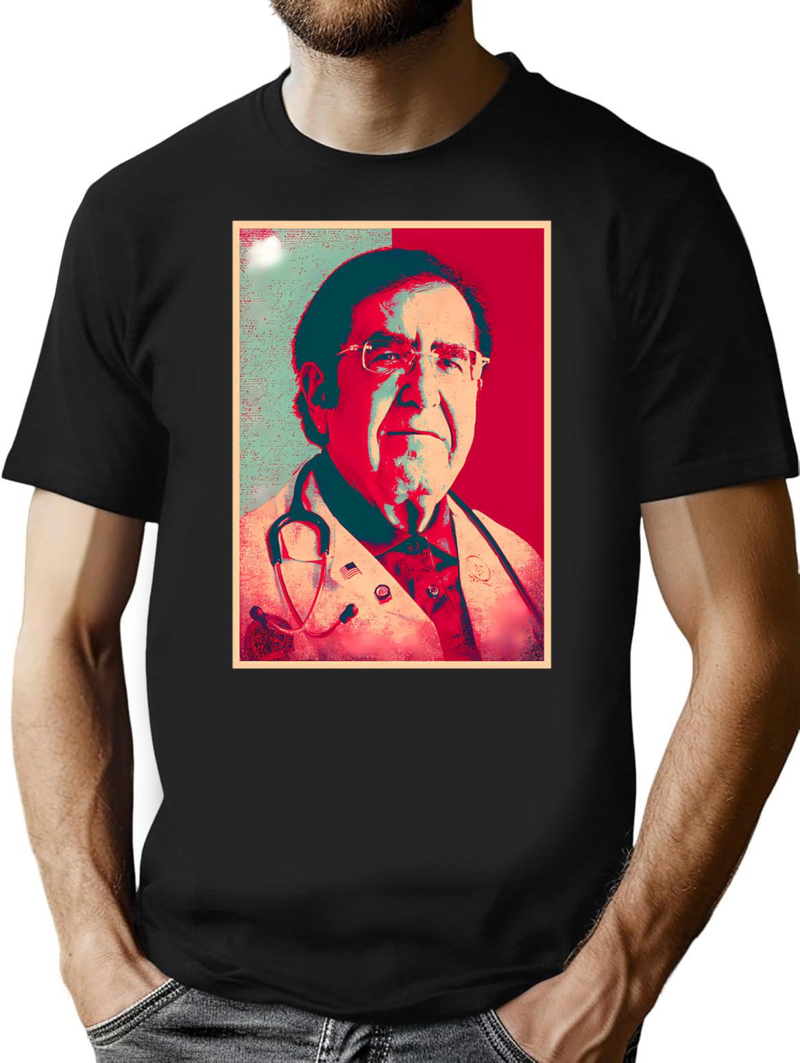 Dr Younan Nowzaradan Vintage Retro T-Shirt - Retro Graphic Casual Tee - Black
