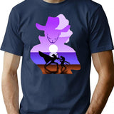 Dracule Mihawk Shirtdracule Mihawk T-Shirt - Retro Graphic Tee for Men & Women - Navy