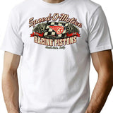 Drag Racing Speed-o-motive Racing Pistons 1946 T-Shirt - White