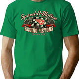 Drag Racing Speed-o-motive Racing Pistons 1946 T-Shirt - Green