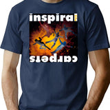 Dragging Down T-Shirt - Retro Graphic Tee for Men & Women - Navy