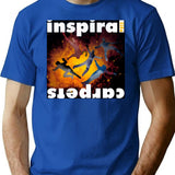Dragging Down T-Shirt - Retro Graphic Tee for Men & Women - Blue