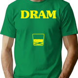 Dram T-Shirt - Retro Graphic Tee for Men & Women - Green