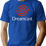 Dreamcast Inspired (weathered) T-shirt Print Sticker Design (retro Gaming Series) - Blue