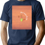 Drink Water Of Life (6) Bootleg Graphic T-Shirt - Navy
