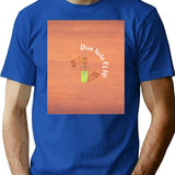 Drink Water Of Life (6) Bootleg Graphic T-Shirt - Blue