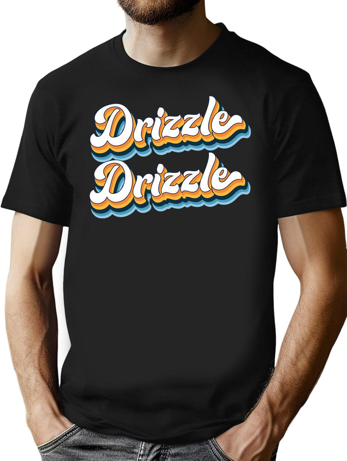 Drizzle Drizzle Soft Guy Era Retro T-Shirt - Black