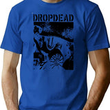 Dropdead Band Classic T-Shirt - Retro Graphic Tee for Men & Women - Blue
