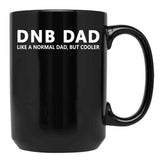 Drum And Bass Dad Drum Bass Funny Dnb Dad Black Coffee Mug, Gift Coffee Mug - Black
