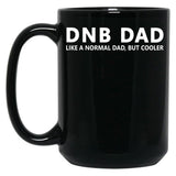 Drum And Bass Dad Drum Bass Funny Dnb Dad Black Coffee Mug, Gift Coffee Mug