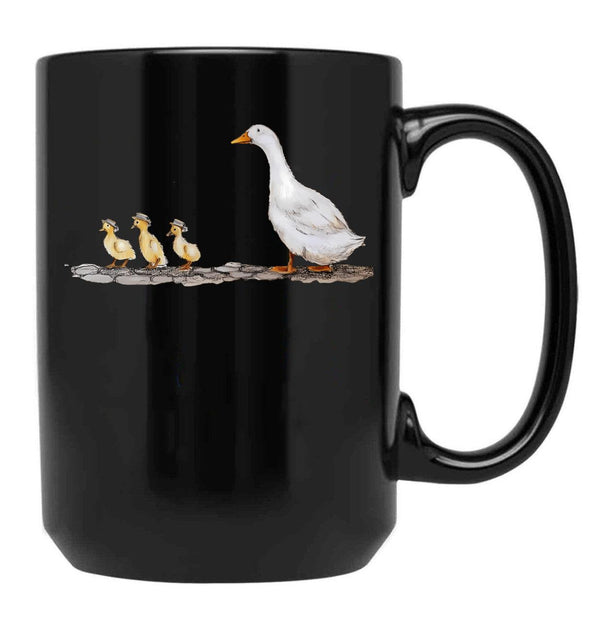 Duck Black Coffee Mug, Gift Coffee Mug - Black