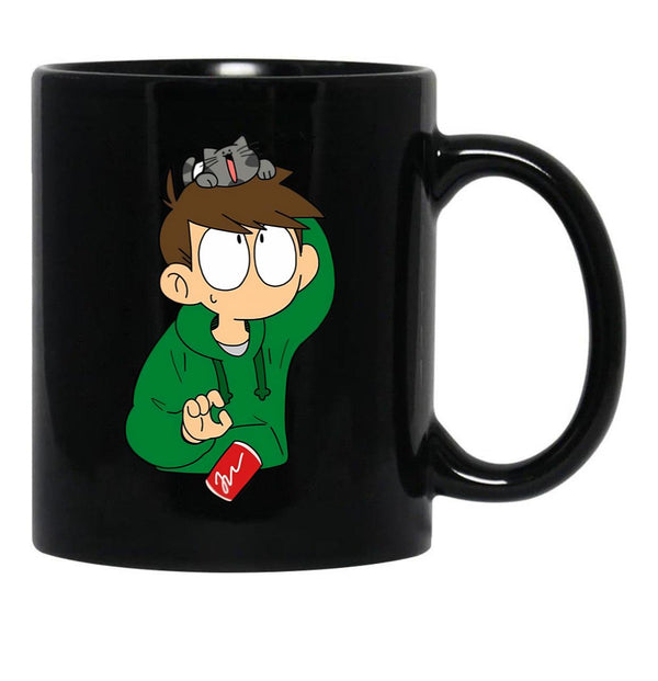 Eddsworld Black Coffee Mug, Gift Coffee Mug - Black