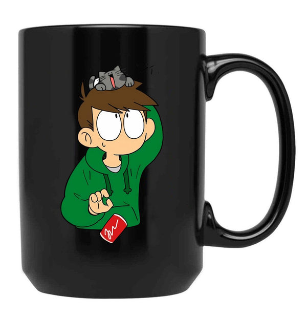 Eddsworld Black Coffee Mug, Gift Coffee Mug - Black