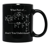 Electrical Engineer Gift Funny Engineering Sarcasm Black Coffee Mug, Gift Coffee Mug - Black