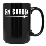 En Garde T-Shirt Funny Fencer Gift Black Coffee Mug, Gift Coffee Mug - Black