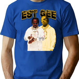 Est Gee Bootleg Bootleg Graphic T-Shirt - Blue