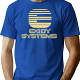 Exidy Systems Bootleg Graphic T-Shirt - Blue