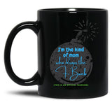 F-Bomb Mom In Blue Black Coffee Mug, Gift Coffee Mug