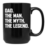 Father Black Coffee Mug, Gift Coffee Mug - Black