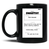 February 4 Swarthy Black Coffee Mug, Gift Coffee Mug