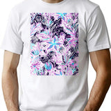 Flower Hell Blossom Bootleg Graphic T-Shirt - White