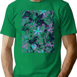Flower Hell Blossom Bootleg Graphic T-Shirt - Green