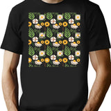 Flower Is My Heart The Meaning Of Sunflowers Bootleg Graphic T-Shirt - Black