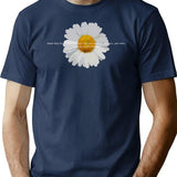 Flower Mean Say It With Flowers Bootleg Graphic T-Shirt - Navy
