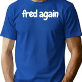 Fred Again Design By Onewalk Bootleg Graphic T-Shirt - Blue