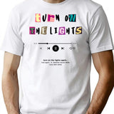 Fred Again.. Turn On The Lights Music Player Bootleg Graphic T-Shirt - White