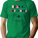Fred Again.. Turn On The Lights Music Player Bootleg Graphic T-Shirt - Green