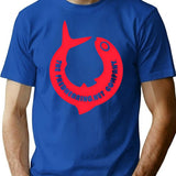 Fredherring Merch Bootleg Graphic T-Shirt - Blue