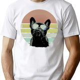 French Bulldog Lovers 80S Style Vintage Minimalist Graphic T-Shirt - Unisex Streetwear Tee - White