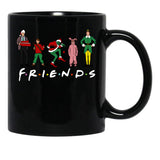 Friend Movies Christmas Gift Black Coffee Mug, Gift Coffee Mug - Black