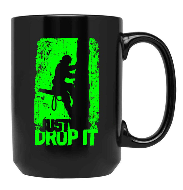 Funny Arborist For Men Women - Lumberjack Gift Idea Black Coffee Mug, Gift Coffee Mug - Black