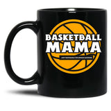 Funny Basketball Mom Black Coffee Mug, Gift Coffee Mug