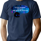 Funny Bootlet Bad Translation Of Awkward Flirting Bootleg Graphic T-Shirt - Navy