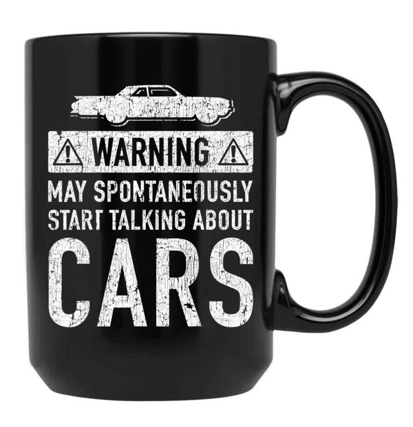 Funny Car Lover Gift - Garage Owner Car Fixer Enthusiast Black Coffee Mug, Gift Coffee Mug - Black