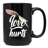 Funny Cockatiel Owner Gift Bird Mom Or Dad Shirt Black Coffee Mug, Gift Coffee Mug - Black