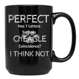 Funny Cute Quote About Cheagle Dog Breed Owners And Lovers Black Coffee Mug, Gift Coffee Mug - Black
