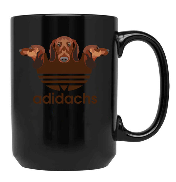 Funny Dachshud Shirt Black Coffee Mug, Gift Coffee Mug - Black