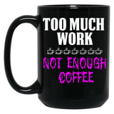 Funny Design For Working Mom'S Black Coffee Mug, Gift Coffee Mug