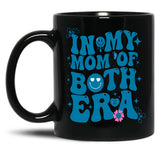 Funny Groovy In My Both Of Mom Era For Mom Lovers Mother'S Black Coffee Mug, Gift Coffee Mug