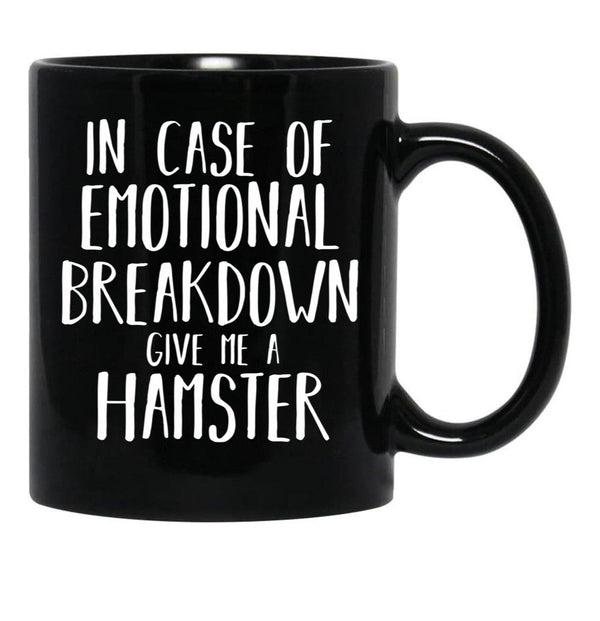 Funny Hamster Lover Shirt Gift For Men Women Kids Black Coffee Mug, Gift Coffee Mug - Black