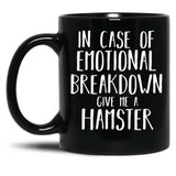 Funny Hamster Lover Shirt Gift For Men Women Kids Black Coffee Mug, Gift Coffee Mug