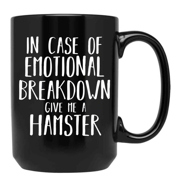Funny Hamster Lover Shirt Gift For Men Women Kids Black Coffee Mug, Gift Coffee Mug - Black